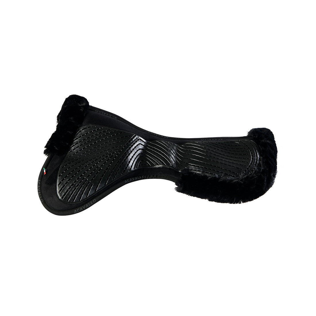 Acavallo - Underlag, memory foam, close contact, cut-out kunstigt lammeskind, gel grip, flat
