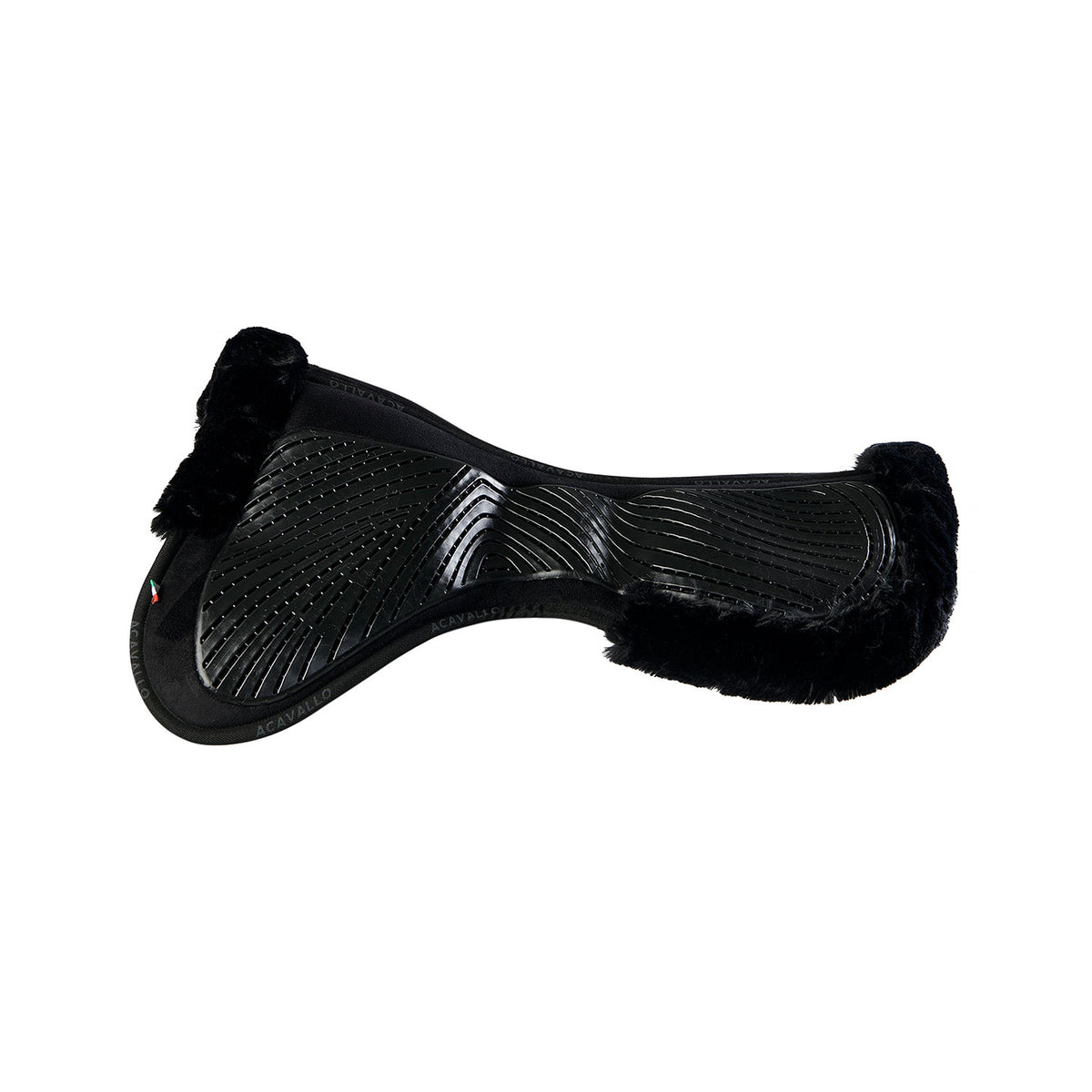 Acavallo - Underlag, memory foam, close contact, cut-out kunstigt lammeskind, gel grip, flat