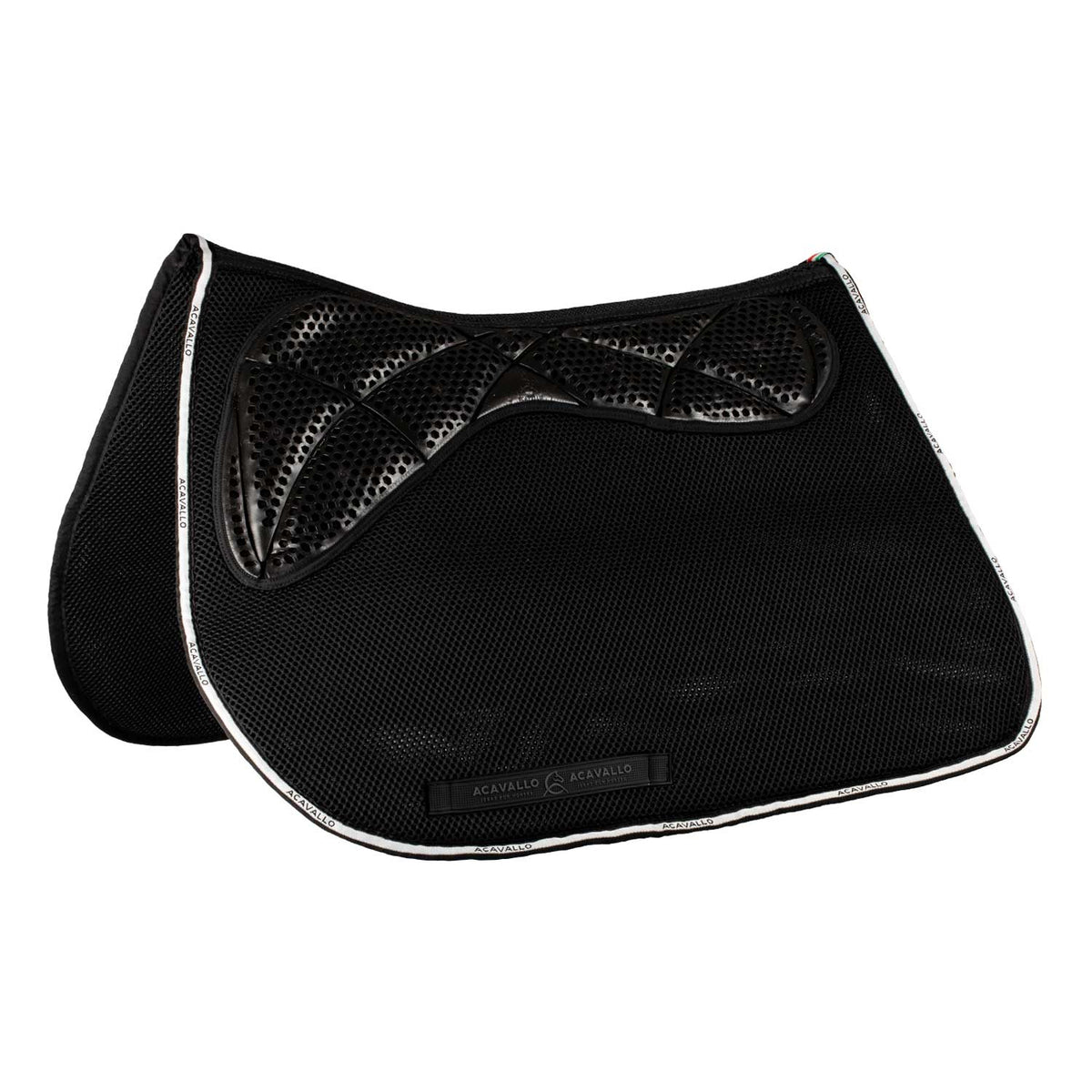 Acavallo - Sadelunderlag, spring, memory foam, 3D spacer, gel grip