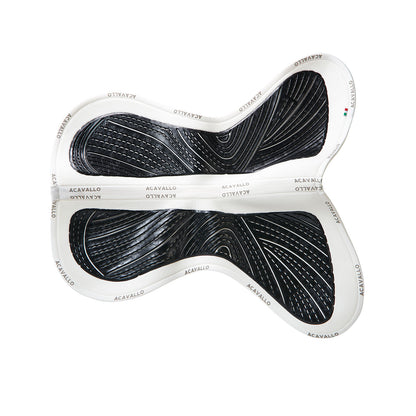 Acavallo - Underlag, Slim pad, close contact, ruskind, dobbeltsidet gel grip, flat