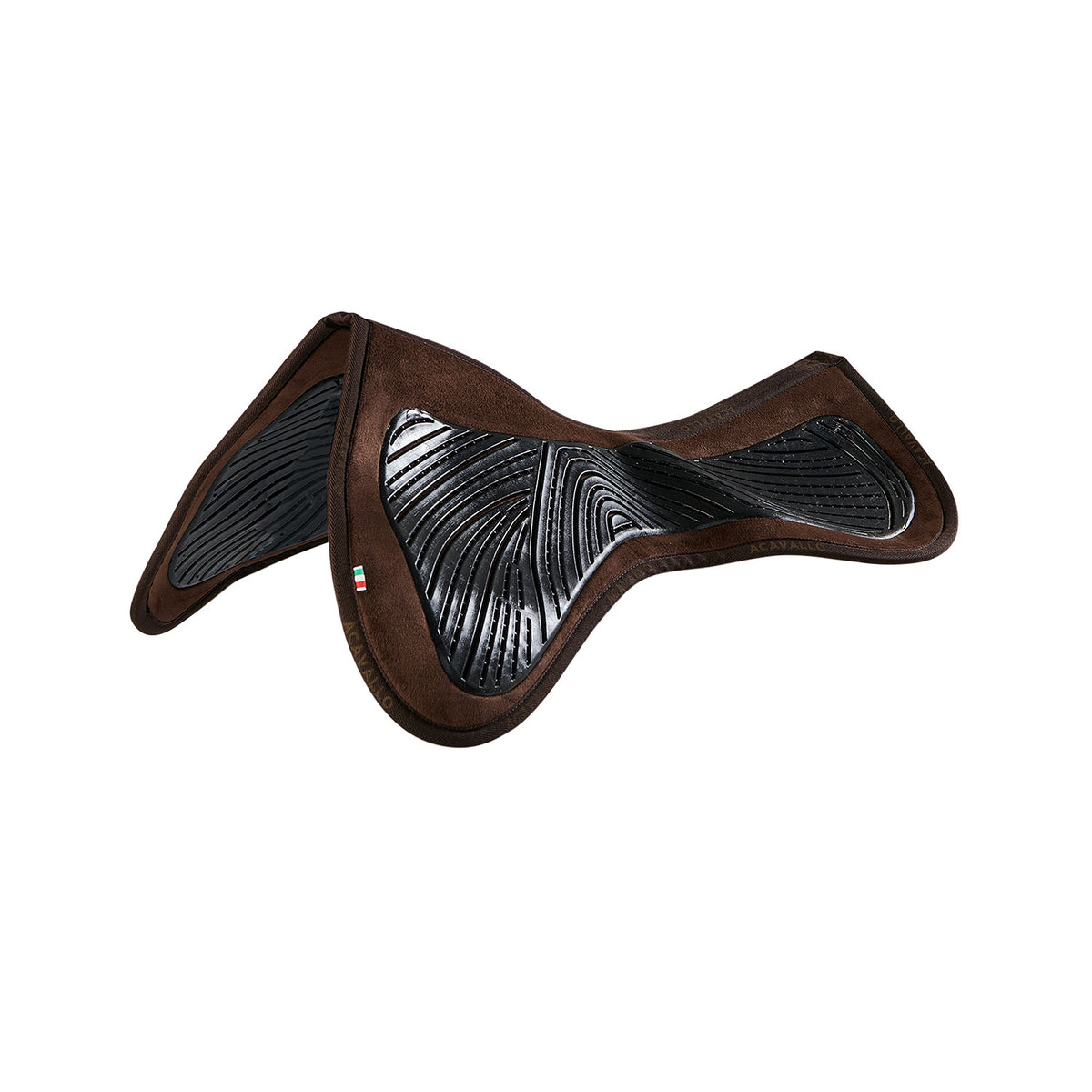 Acavallo - Underlag, Slim pad, close contact, ruskind, dobbeltsidet gel grip, flat