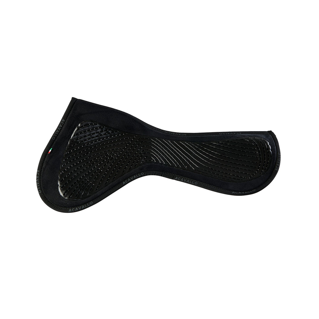 Acavallo - Underlag, Slim pad, close contact, ruskind, dobbeltsidet gel grip, flat