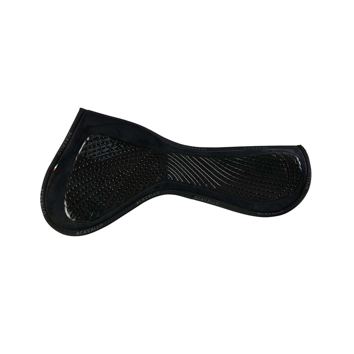 Acavallo - Underlag, Slim pad, close contact, ruskind, dobbeltsidet gel grip, flat