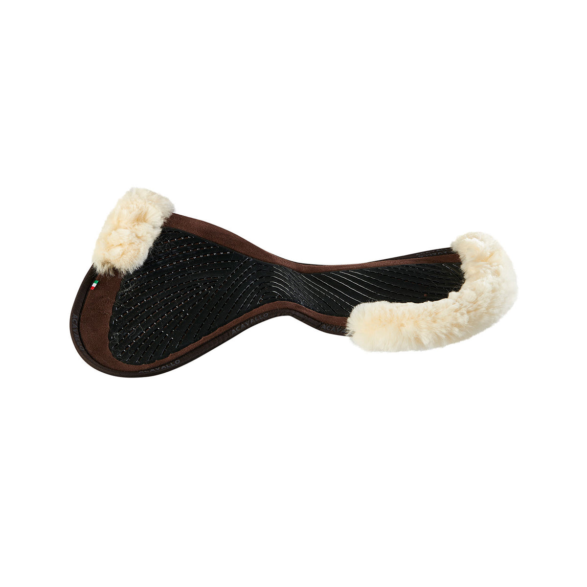 Acavallo - Underlag, Slim pad, close contact, cut-out lammeskind, dobbeltsidet gel, flat
