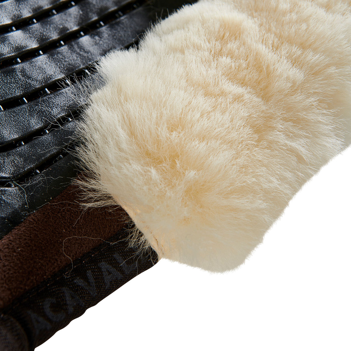 Acavallo - Underlag, Slim pad, close contact, cut-out lammeskind, dobbeltsidet gel, flat
