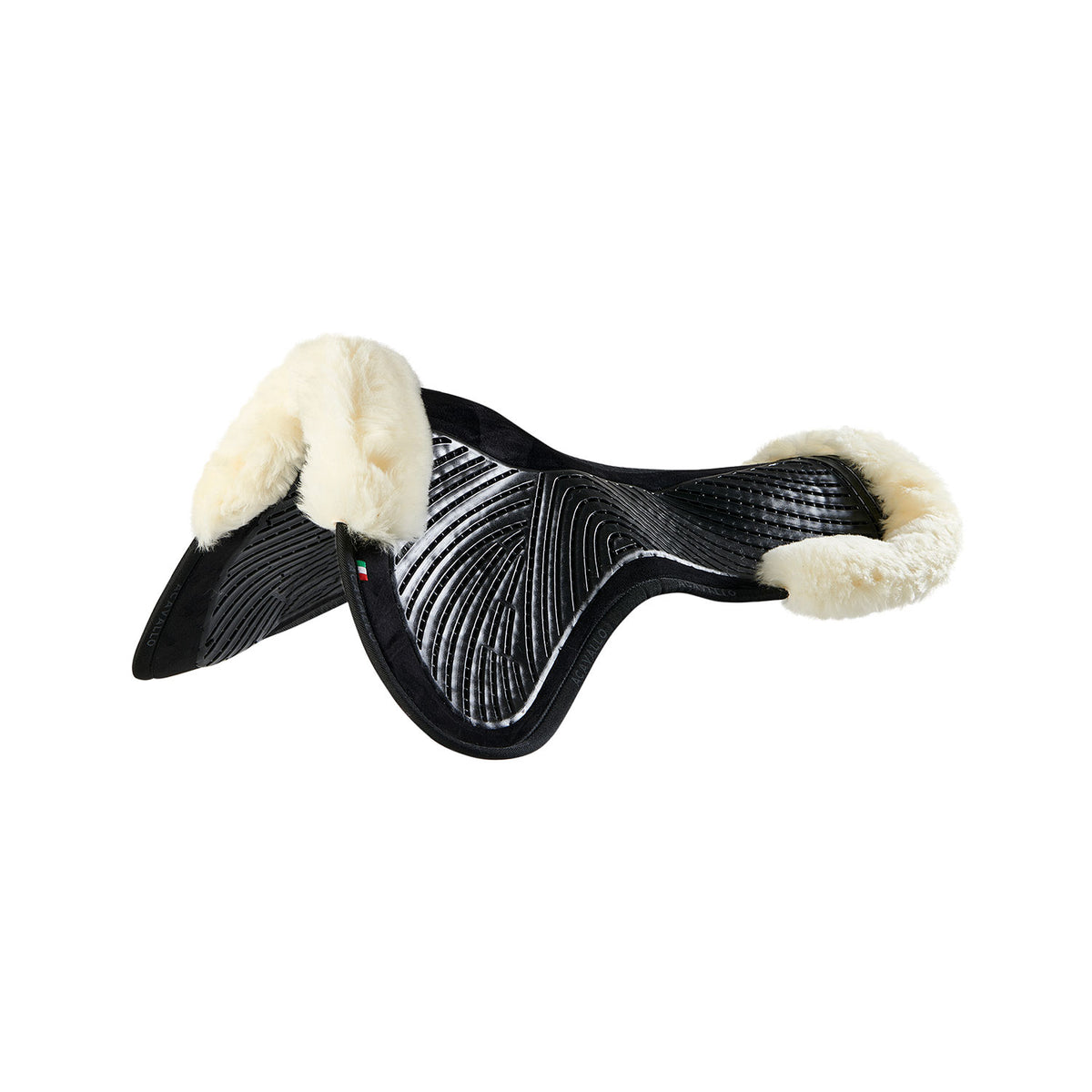Acavallo - Underlag, Slim pad, close contact, cut-out lammeskind, dobbeltsidet gel, flat