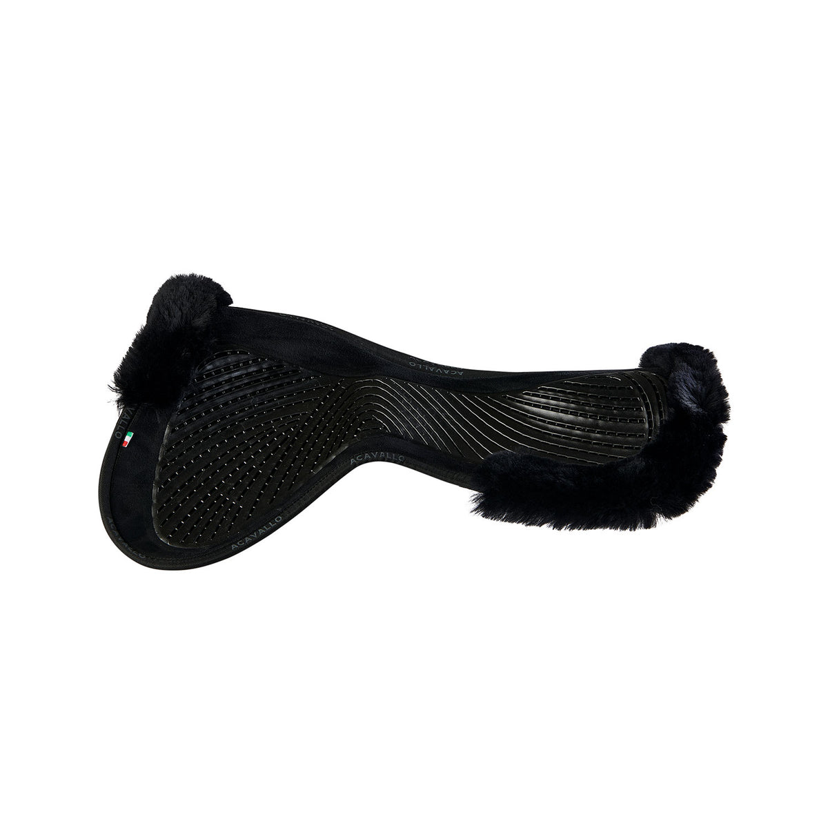 Acavallo - Underlag, Slim pad, close contact, cut-out lammeskind, dobbeltsidet gel, flat