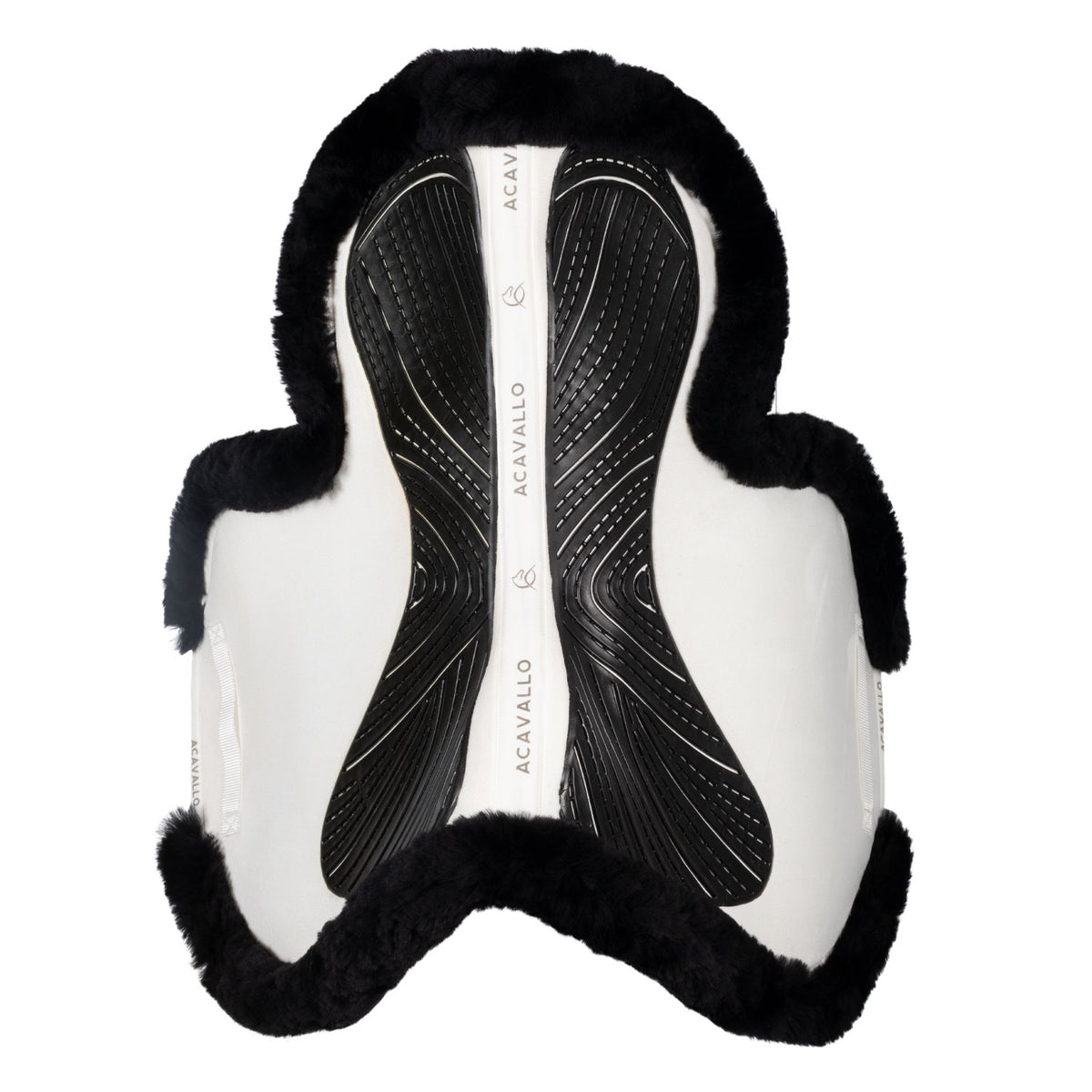 Acavallo - Sadelunderlag, spring, numnah, cut-out, dobbeltsidet gel grip