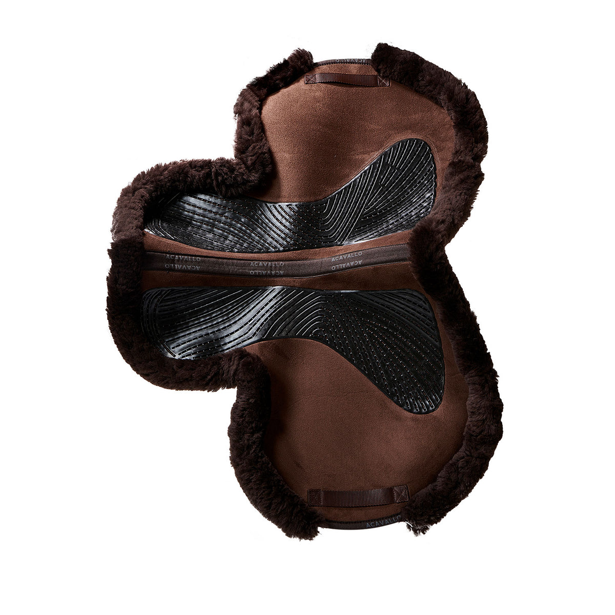 Acavallo - Sadelunderlag, spring, numnah, cut-out, dobbeltsidet gel grip