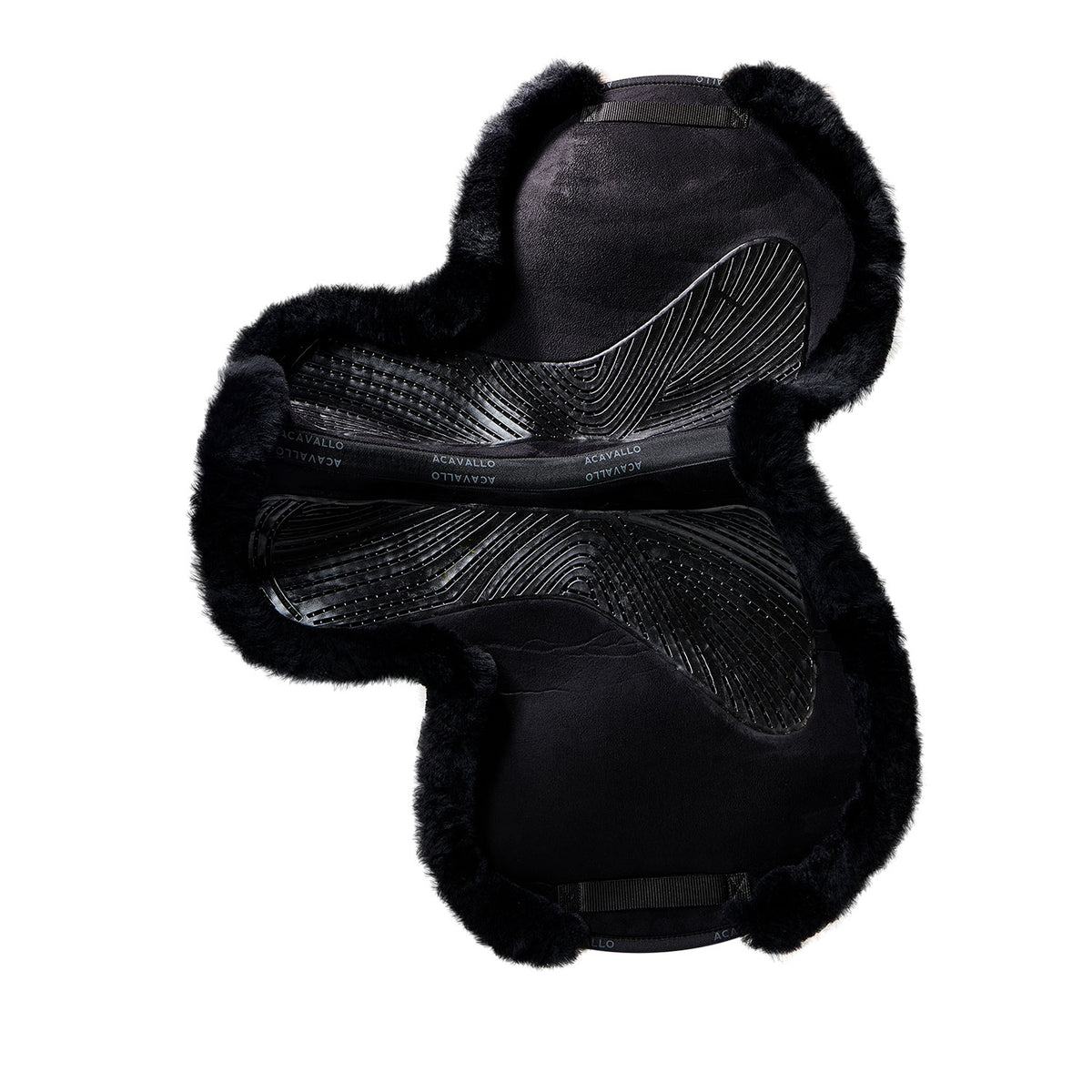Acavallo - Sadelunderlag, spring, numnah, cut-out, dobbeltsidet gel grip