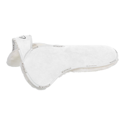 Acavallo - Underlag, memory foam, manke-fri, helt lammeskind, flat
