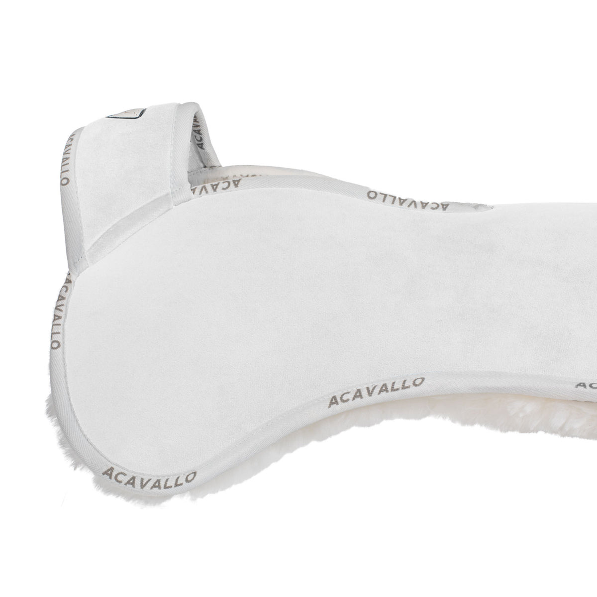 Acavallo - Underlag, memory foam, manke-fri, helt lammeskind, flat
