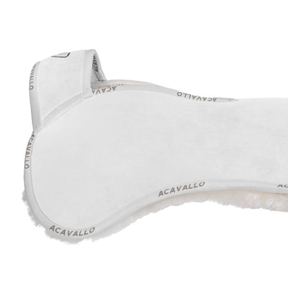 Acavallo - Underlag, memory foam, manke-fri, helt lammeskind, flat