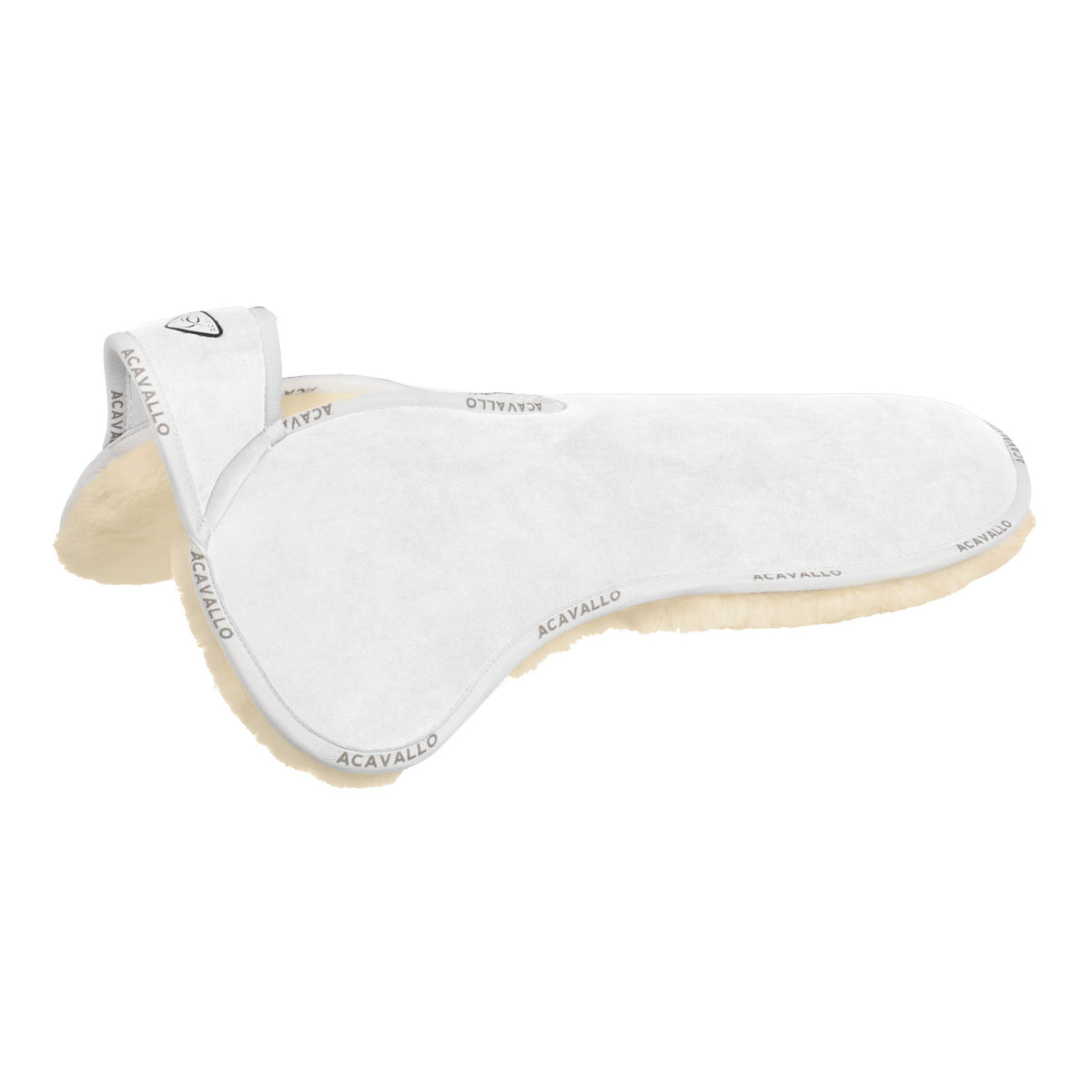 Acavallo - Underlag, memory foam, manke-fri, helt lammeskind, flat