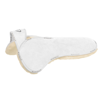 Acavallo - Underlag, memory foam, manke-fri, helt lammeskind, flat