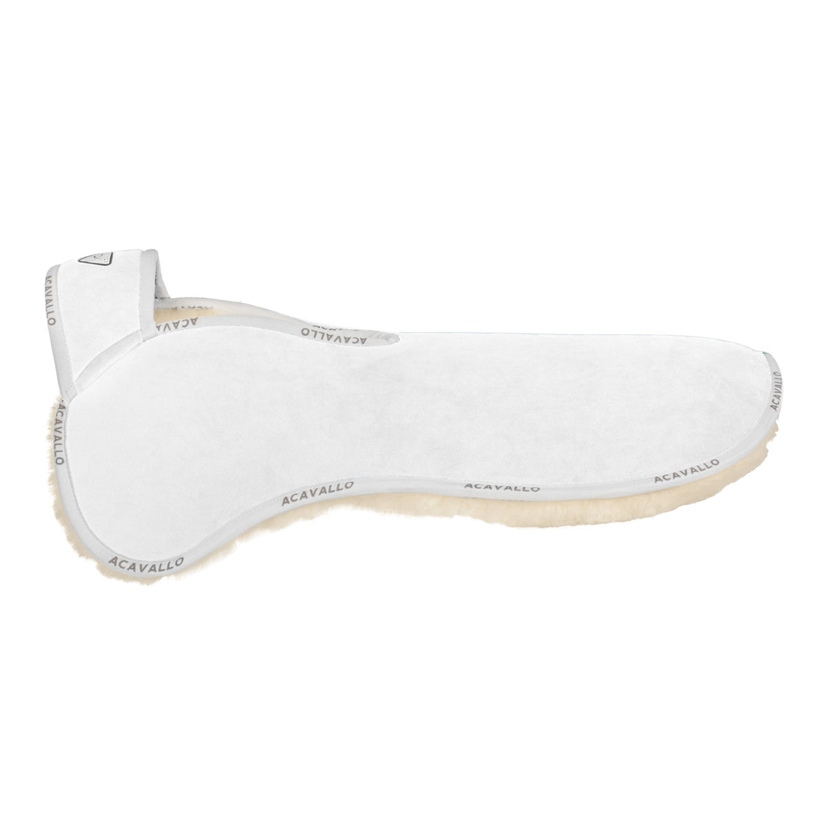 Acavallo - Underlag, memory foam, manke-fri, helt lammeskind, flat
