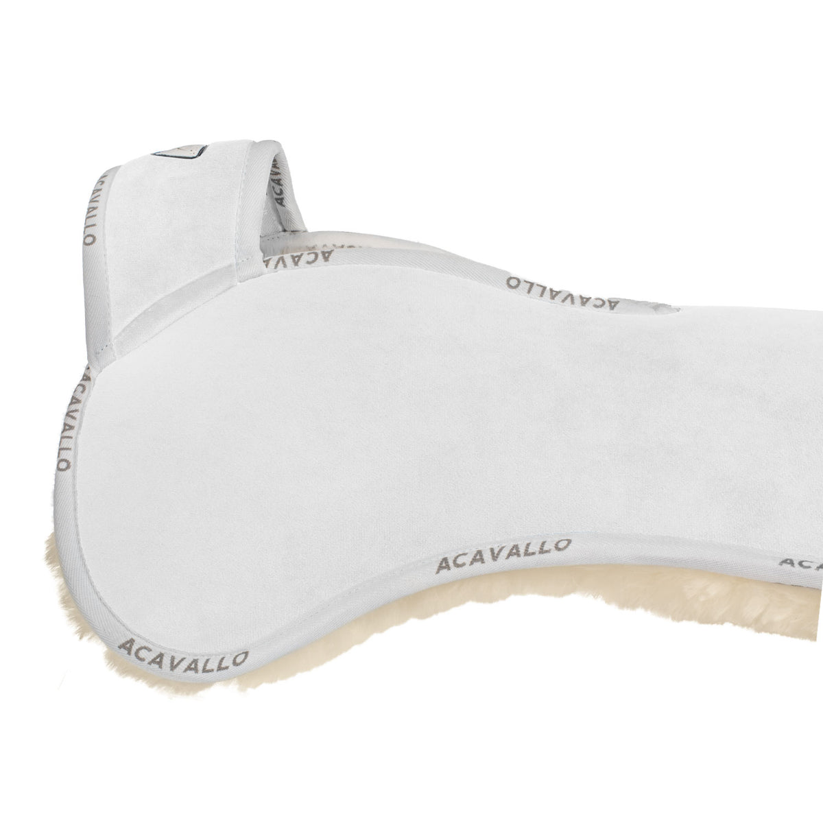 Acavallo - Underlag, memory foam, manke-fri, helt lammeskind, flat