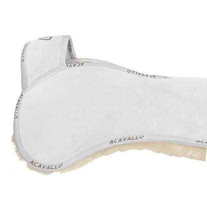 Acavallo - Underlag, memory foam, manke-fri, helt lammeskind, flat
