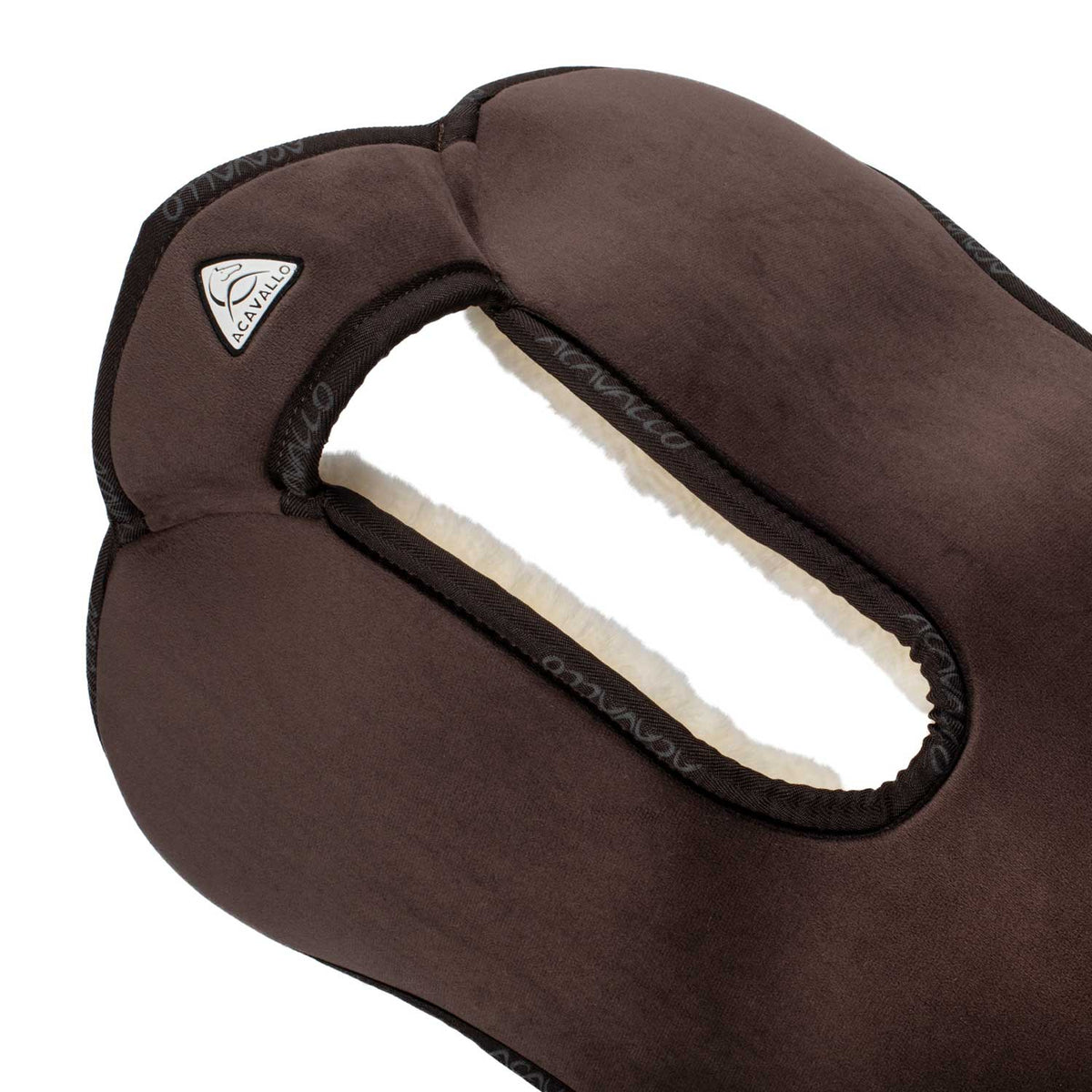 Acavallo - Underlag, memory foam, manke-fri, helt lammeskind, flat