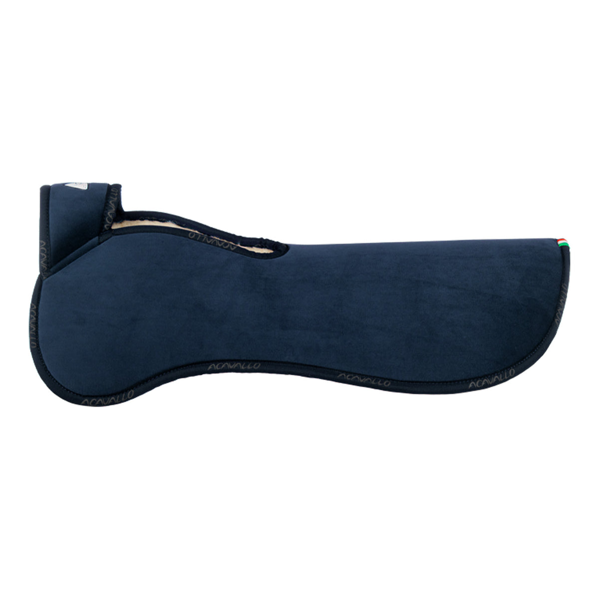 Acavallo - Underlag, memory foam, manke-fri, helt lammeskind, flat