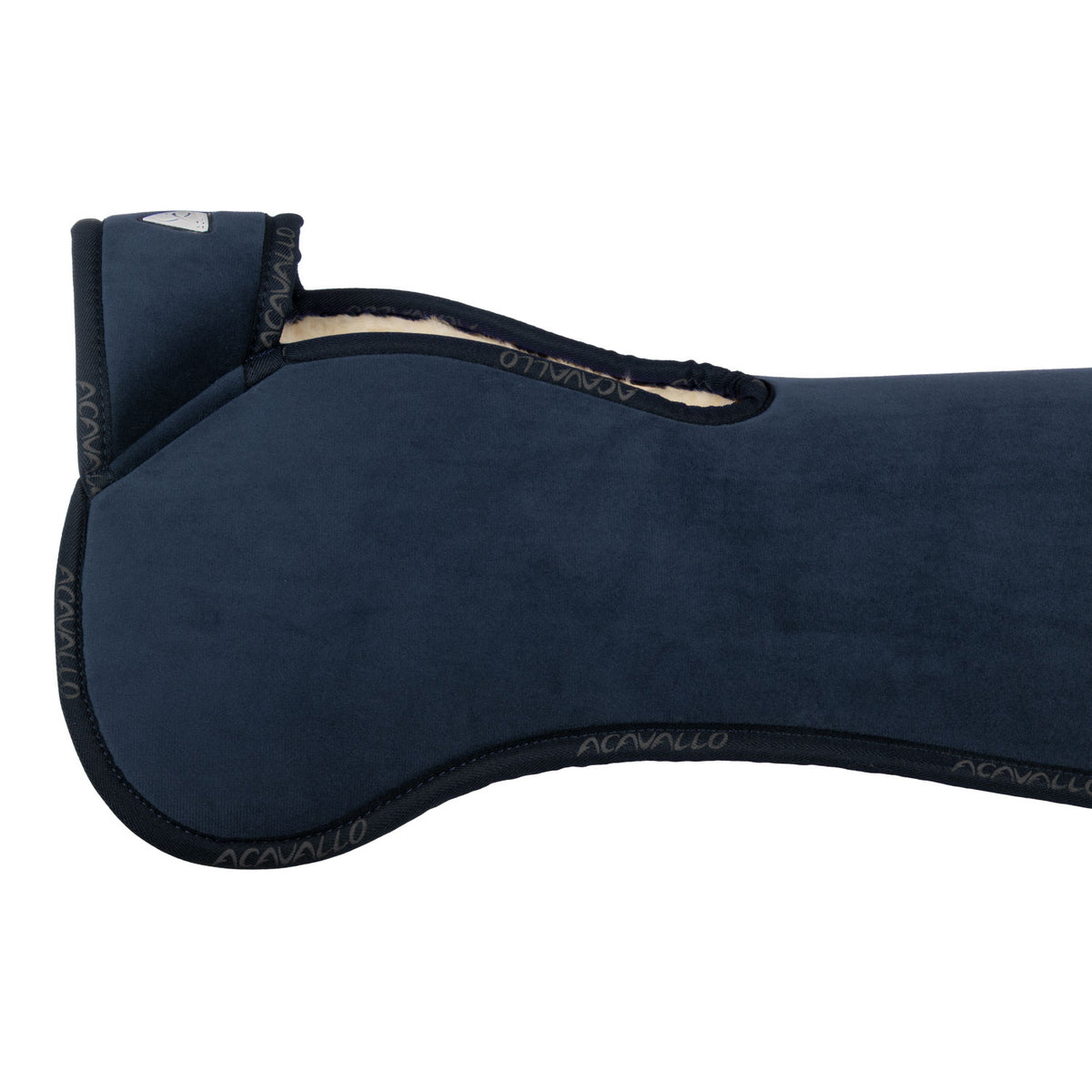 Acavallo - Underlag, memory foam, manke-fri, helt lammeskind, flat