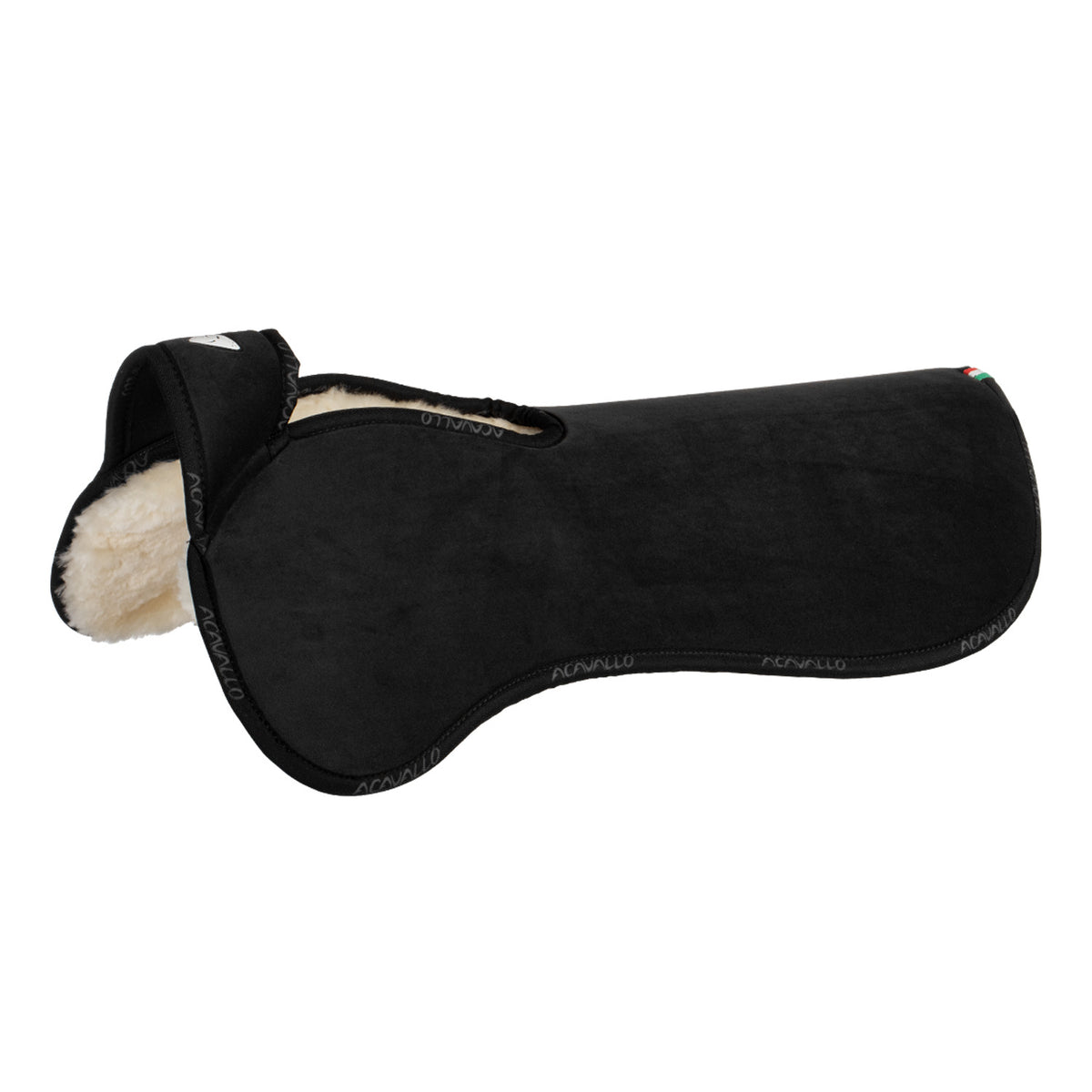 Acavallo - Underlag, memory foam, manke-fri, helt lammeskind, flat