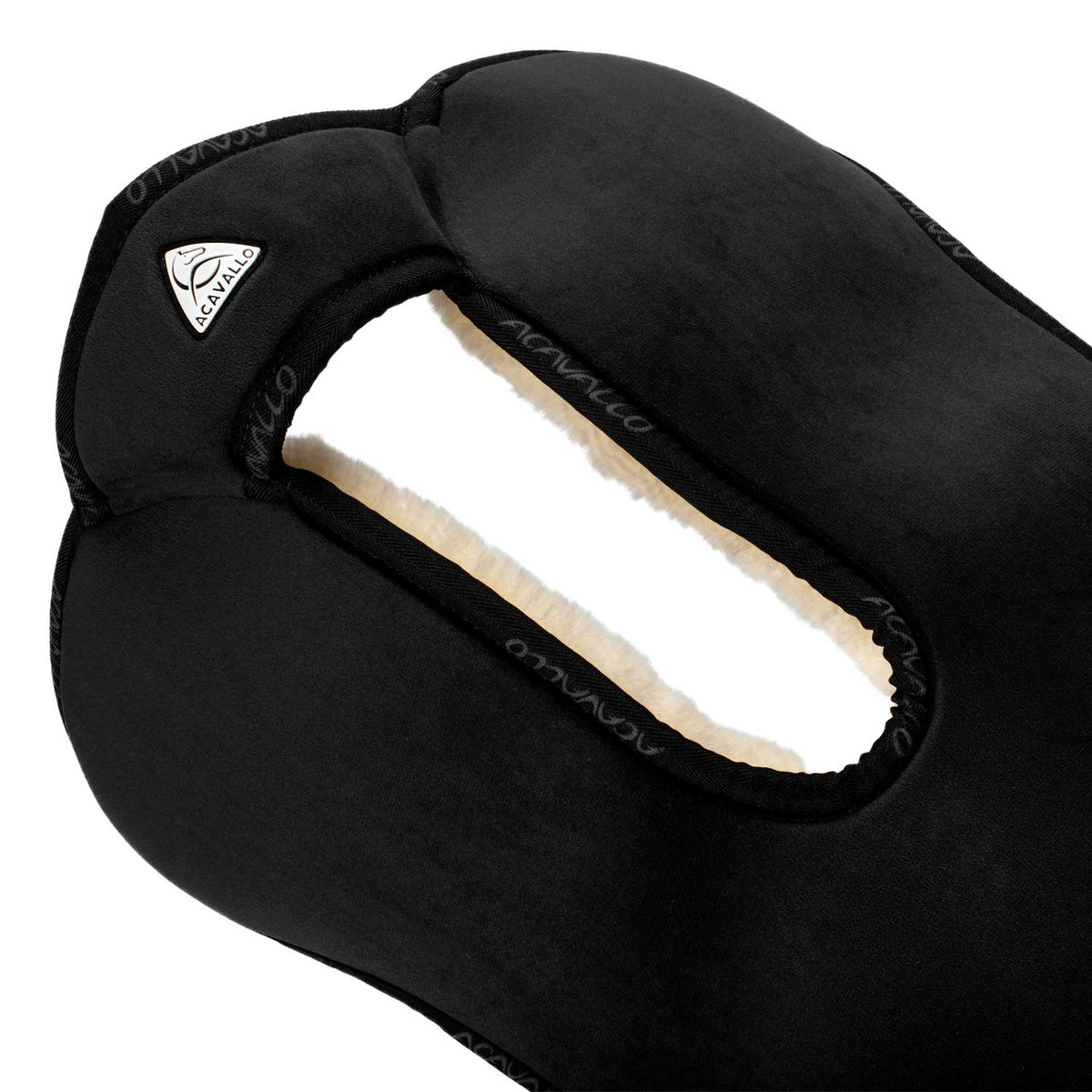 Acavallo - Underlag, memory foam, manke-fri, helt lammeskind, flat