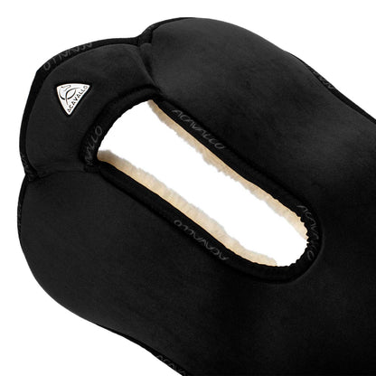 Acavallo - Underlag, memory foam, manke-fri, helt lammeskind, flat