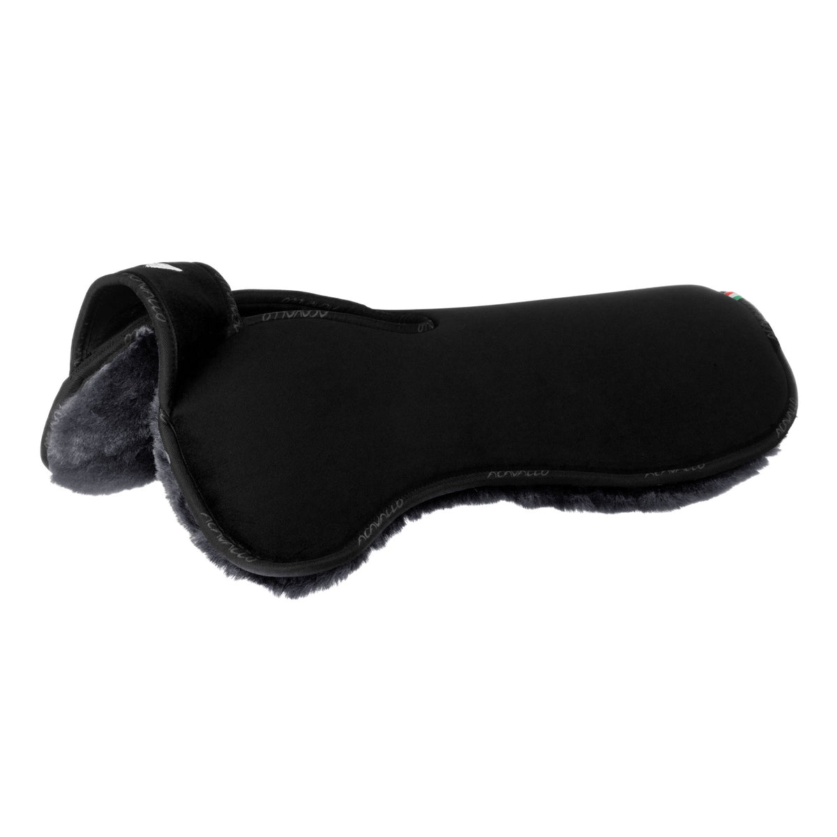 Acavallo - Underlag, memory foam, manke-fri, helt lammeskind, flat