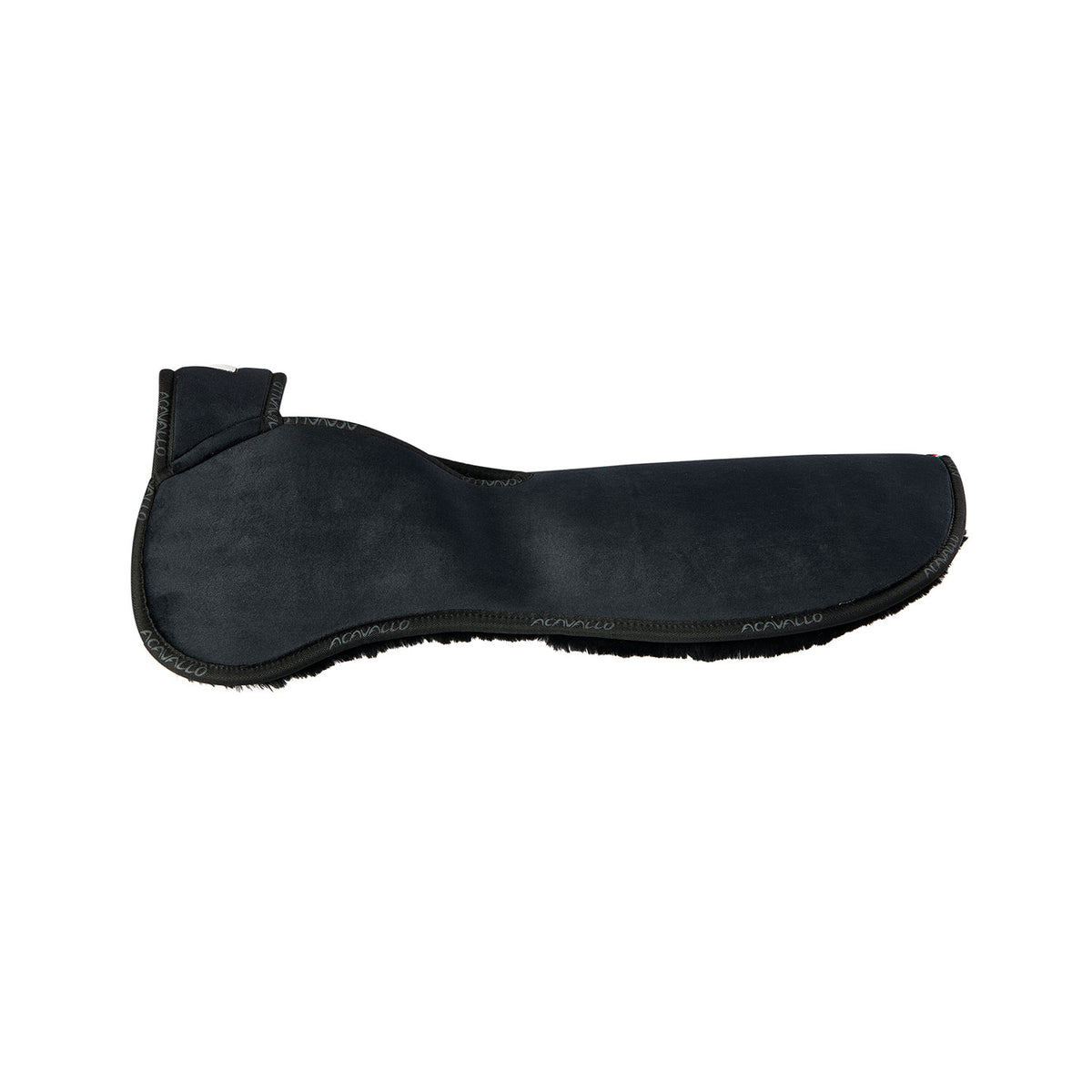Acavallo - Underlag, memory foam, manke-fri, helt lammeskind, flat