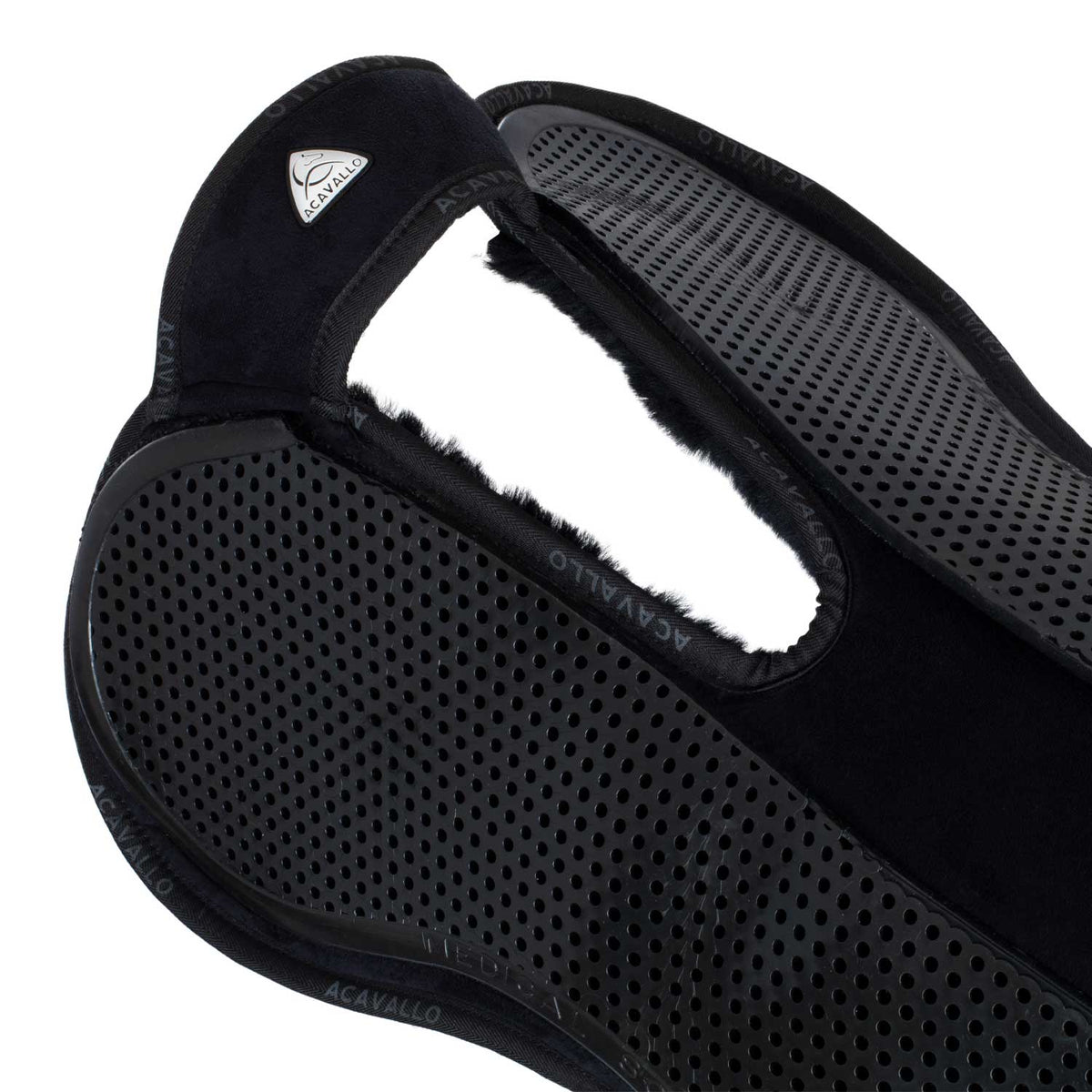 Acavallo - Underlag, memory foam, manke-fri, helt lammeskind, Classic gel, flat