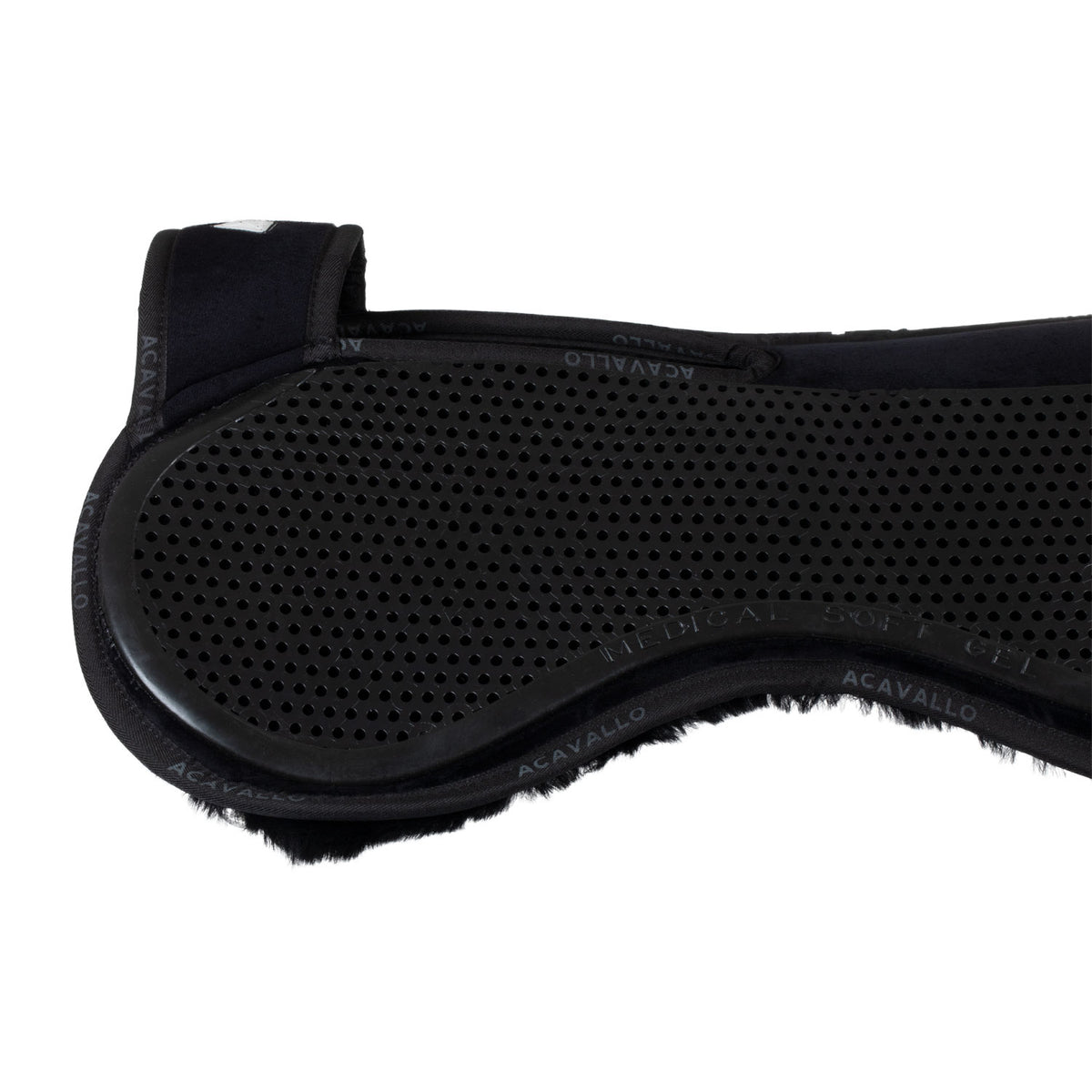 Acavallo - Underlag, memory foam, manke-fri, helt lammeskind, Classic gel, flat