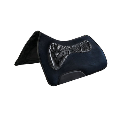 Acavallo - Sadelunderlag, western, ruskind, gel grip
