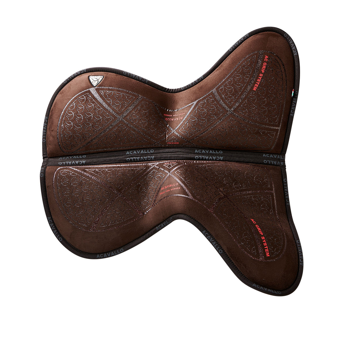 Acavallo - Underlag, memory foam, close contact, ruskind, AC grip, flat