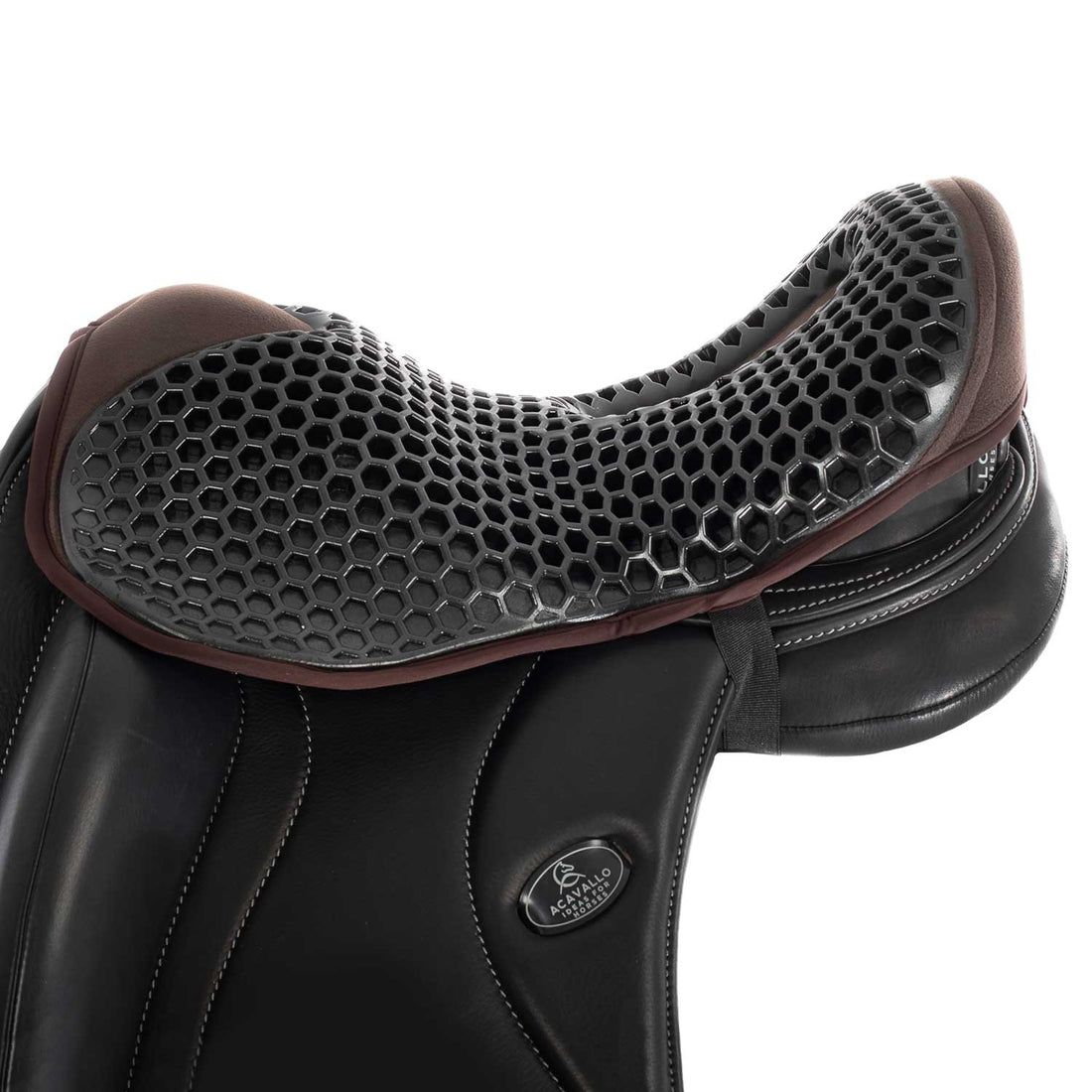Acavallo - Sædehynde, Ortho-Coccyx, dressur, Hexagonal gel-out, Dri-lex 20 mm