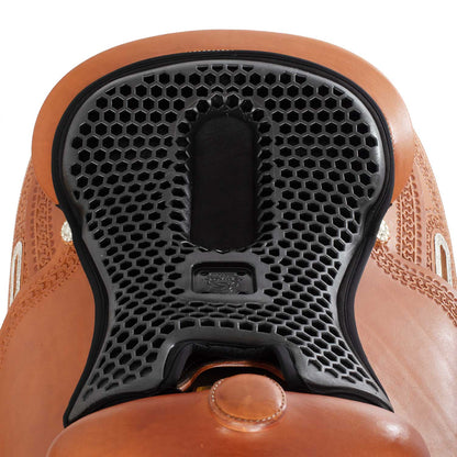 Acavallo - Sædehynde, Ortho-Coccyx, western, Hexagonal gel-out, Dri-lex 20 mm