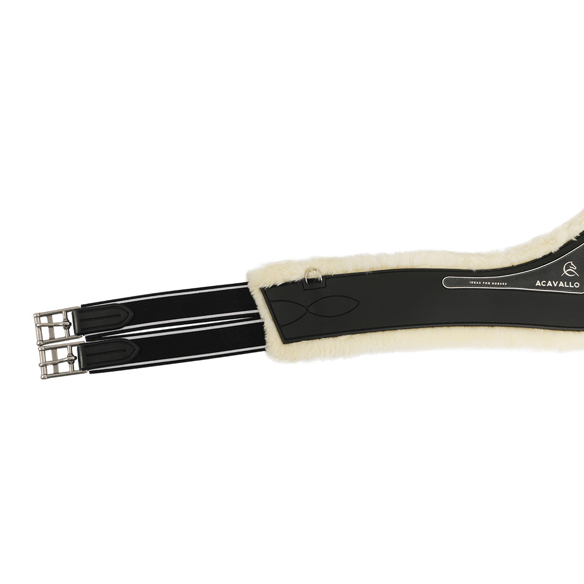 Acavallo - Springgjord, Classic gel, PVC, aftageligt kunstigt lammeskind
