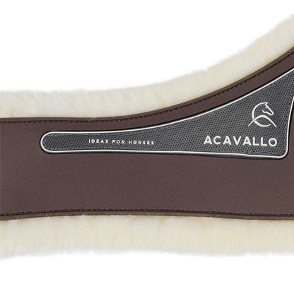 Acavallo - Springgjord, Classic gel, PVC, aftageligt kunstigt lammeskind