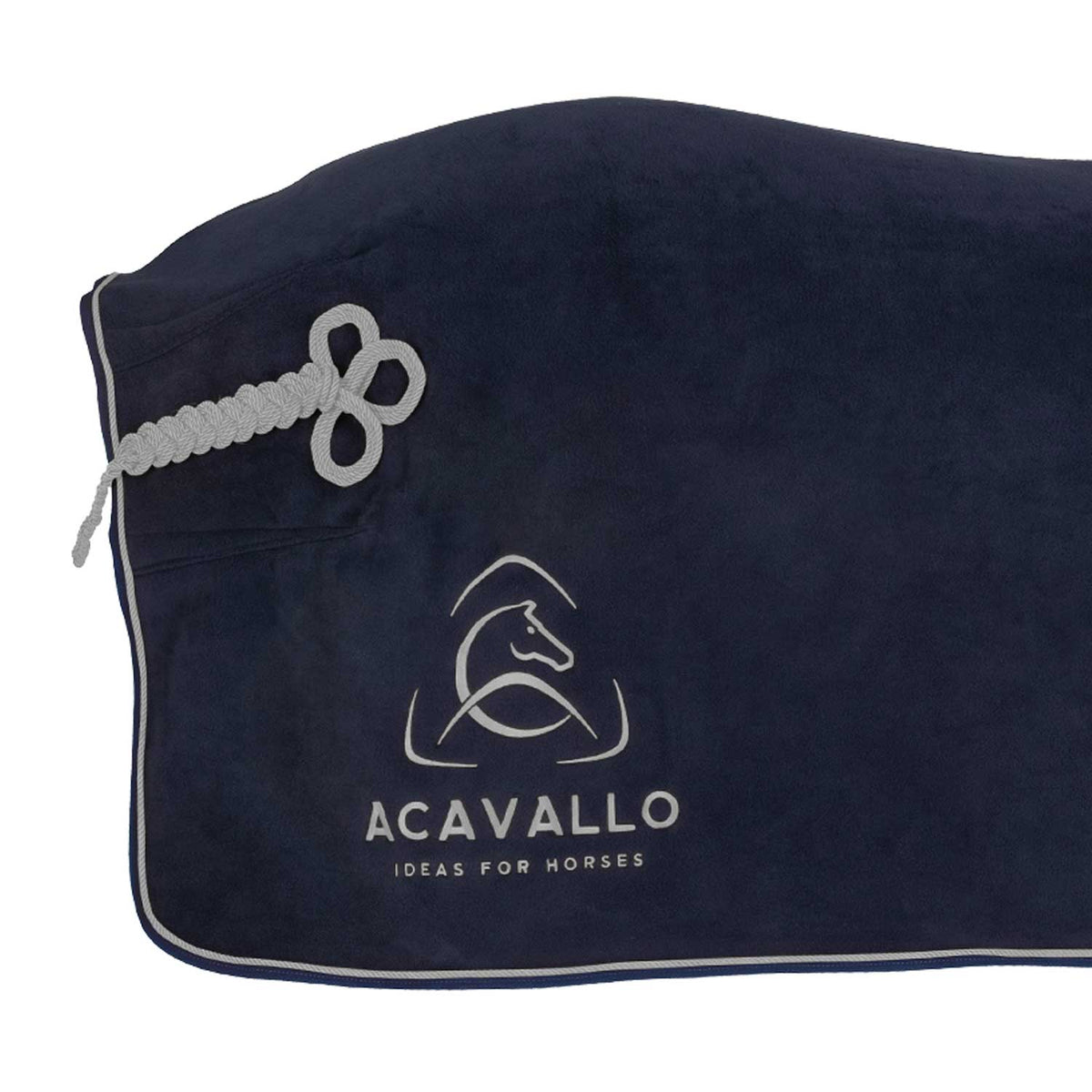 Acavallo - Fleecedækken, polstret krave, 800 g