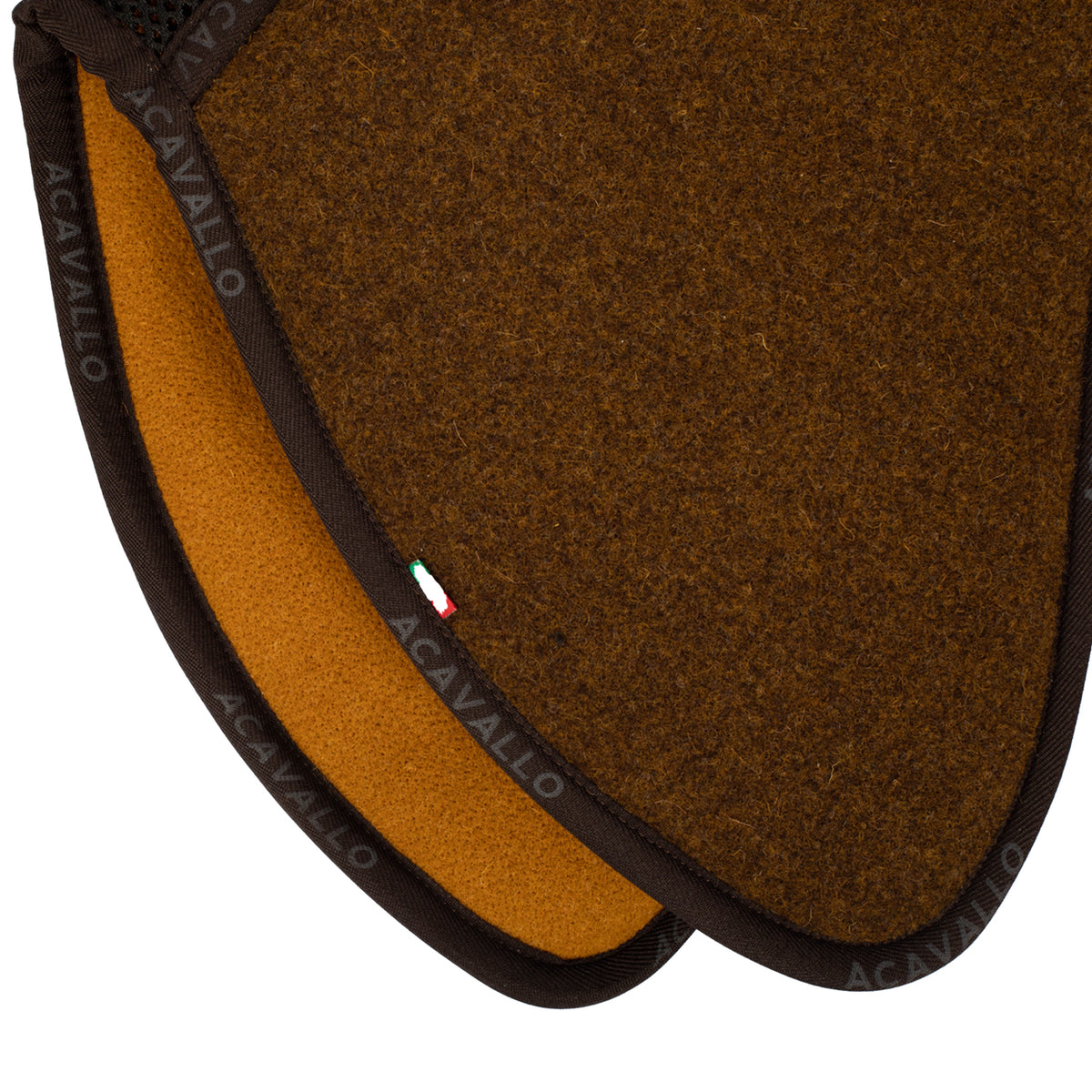 Acavallo - Underlag, memory foam, close contact, dobbelt filt, flat