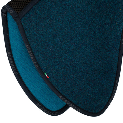 Acavallo - Underlag, memory foam, close contact, dobbelt filt, flat