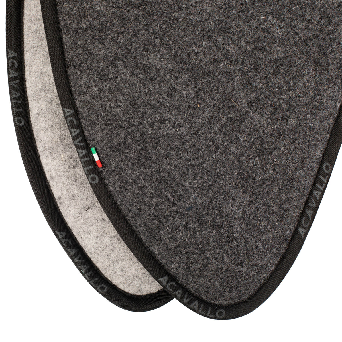 Acavallo - Underlag, memory foam, close contact, dobbelt filt, flat