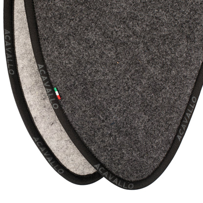 Acavallo - Underlag, memory foam, close contact, dobbelt filt, flat
