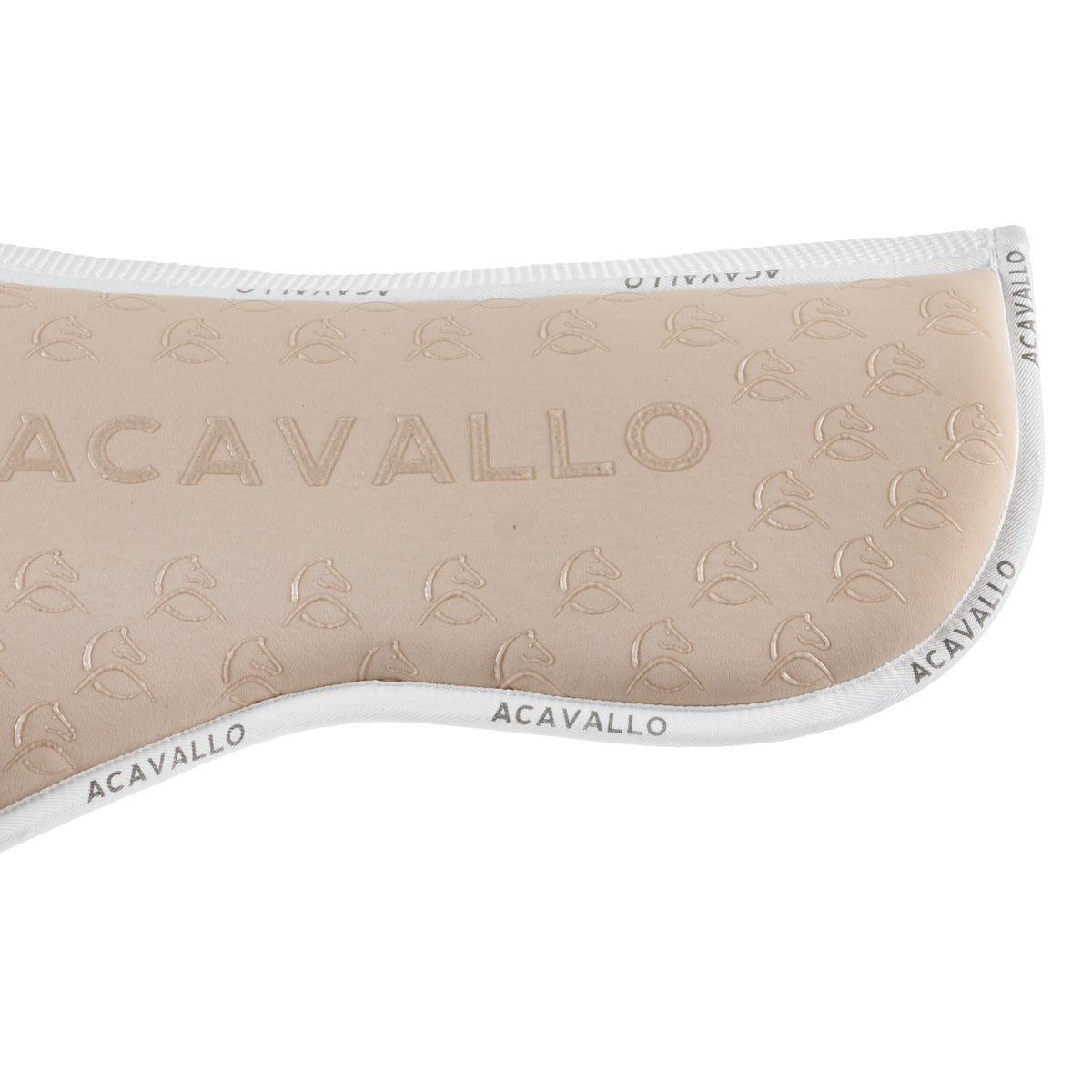 Acavallo - Underlag, memory foam, dressur, elastan og bambus, silikone grip, flat