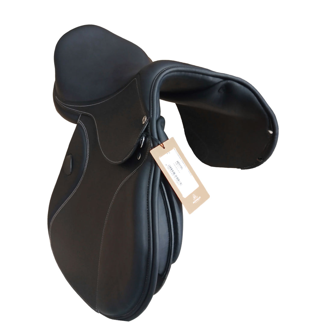 Acavallo - Sadel, enkelt læder, latexpanel