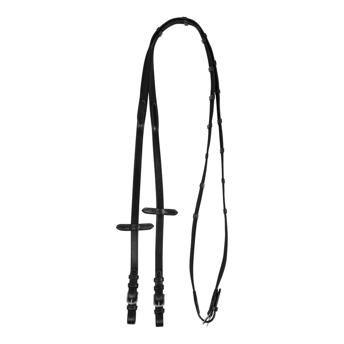 Acavallo - Tøjler, nylon, læderløkker