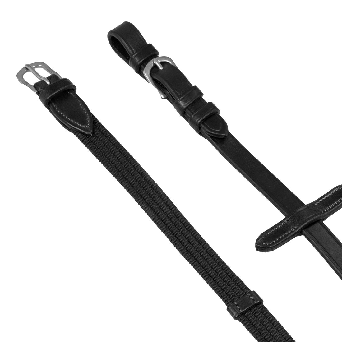 Acavallo - Tøjler, nylon, læderløkker