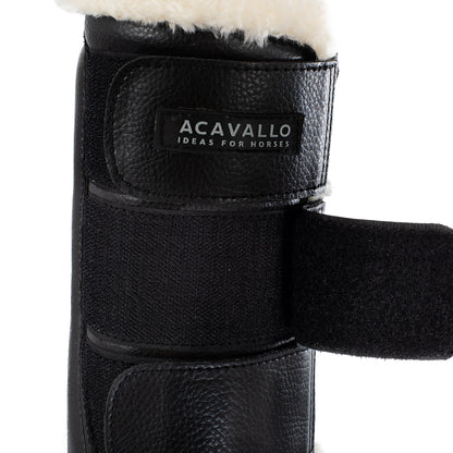 Acavallo - Gamacher, bagben, kunstigt lammeskind, 3 velcroremme