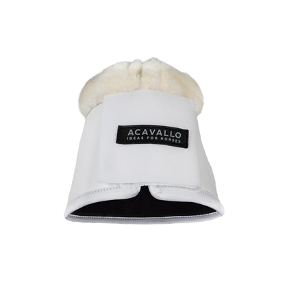 Acavallo - Klokker, eco-læder, kunstigt lammeskind, velcrolukning