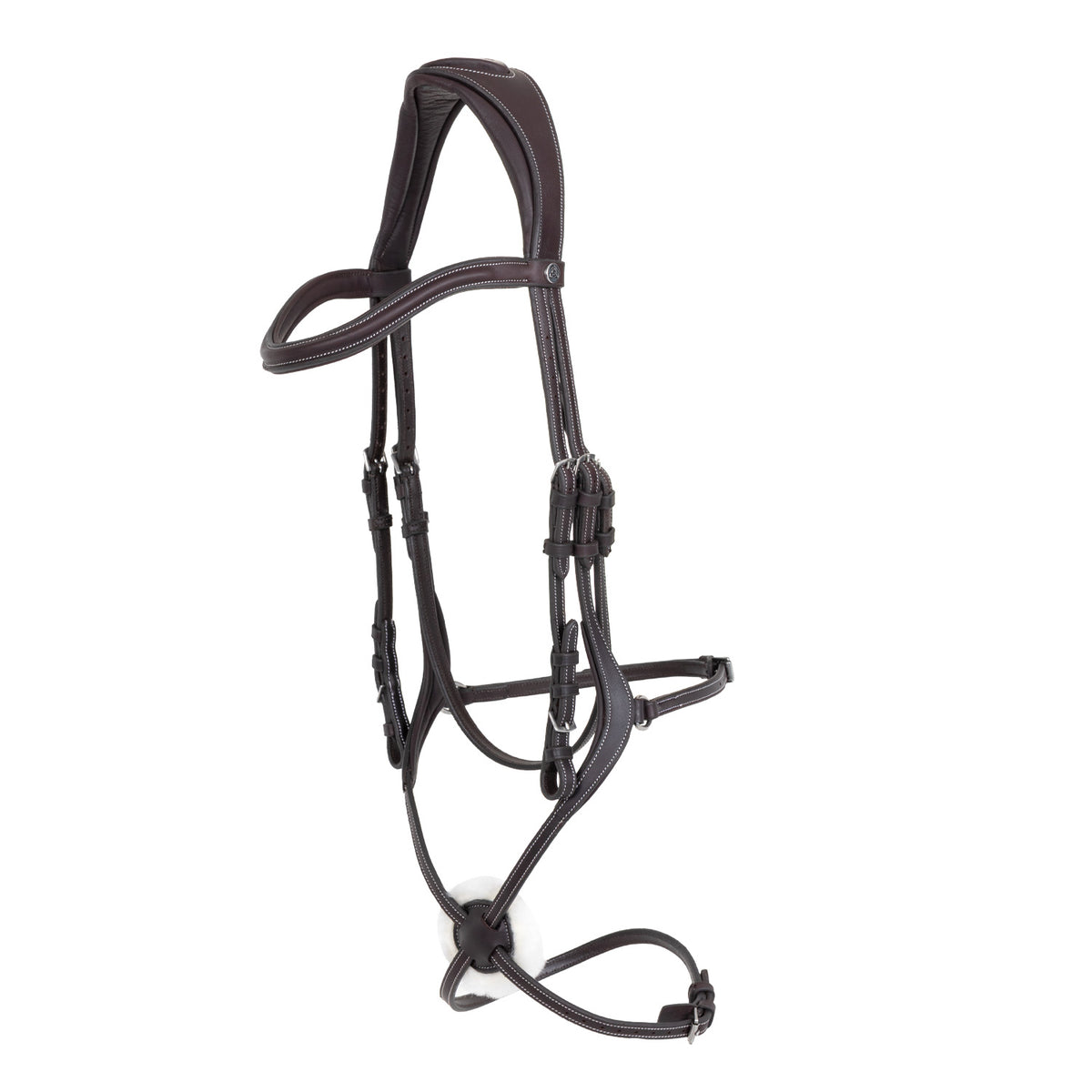 Acavallo - Hovedtøj, mexicansk næsebånd, kontrastsyninger